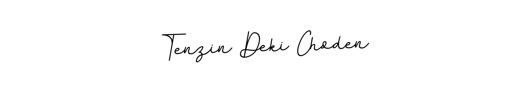 You should practise on your own different ways (BallpointsItalic-DORy9) to write your name (Tenzin Deki Choden) in signature. don't let someone else do it for you. Tenzin Deki Choden signature style 11 images and pictures png
