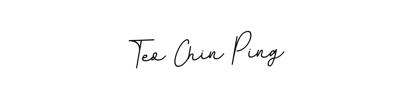 BallpointsItalic-DORy9 is a professional signature style that is perfect for those who want to add a touch of class to their signature. It is also a great choice for those who want to make their signature more unique. Get Teo Chin Ping name to fancy signature for free. Teo Chin Ping signature style 11 images and pictures png