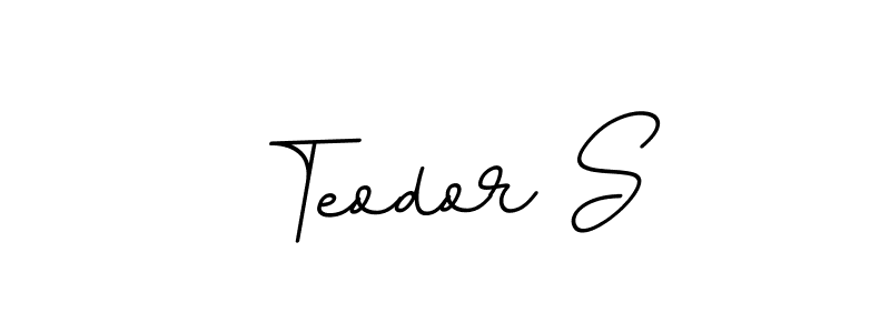 Make a beautiful signature design for name Teodor S. Use this online signature maker to create a handwritten signature for free. Teodor S signature style 11 images and pictures png