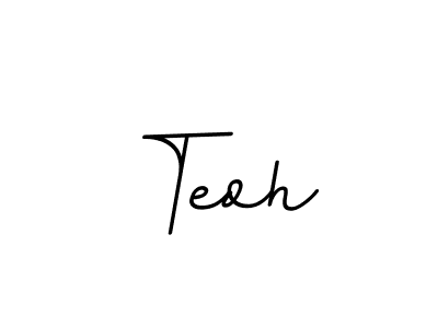 Also we have Teoh name is the best signature style. Create professional handwritten signature collection using BallpointsItalic-DORy9 autograph style. Teoh signature style 11 images and pictures png