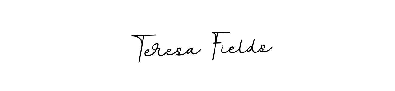 You should practise on your own different ways (BallpointsItalic-DORy9) to write your name (Teresa Fields) in signature. don't let someone else do it for you. Teresa Fields signature style 11 images and pictures png