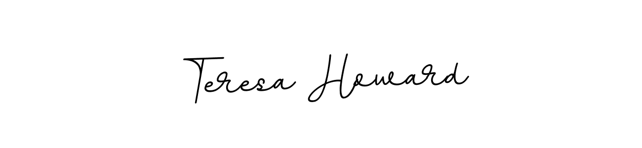 Make a beautiful signature design for name Teresa Howard. With this signature (BallpointsItalic-DORy9) style, you can create a handwritten signature for free. Teresa Howard signature style 11 images and pictures png