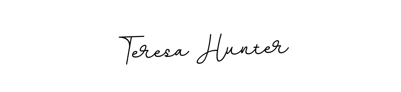 It looks lik you need a new signature style for name Teresa Hunter. Design unique handwritten (BallpointsItalic-DORy9) signature with our free signature maker in just a few clicks. Teresa Hunter signature style 11 images and pictures png