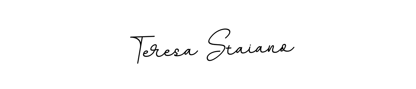 Create a beautiful signature design for name Teresa Staiano. With this signature (BallpointsItalic-DORy9) fonts, you can make a handwritten signature for free. Teresa Staiano signature style 11 images and pictures png
