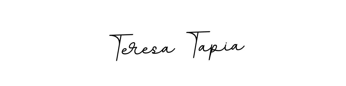Create a beautiful signature design for name Teresa Tapia. With this signature (BallpointsItalic-DORy9) fonts, you can make a handwritten signature for free. Teresa Tapia signature style 11 images and pictures png