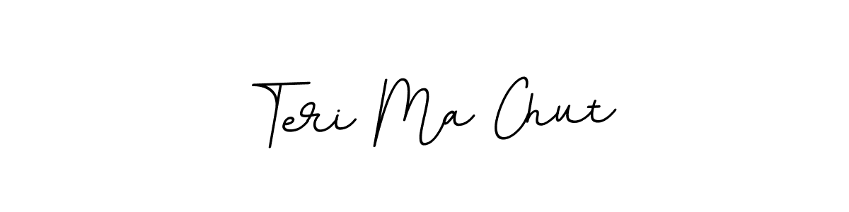 The best way (BallpointsItalic-DORy9) to make a short signature is to pick only two or three words in your name. The name Teri Ma Chut include a total of six letters. For converting this name. Teri Ma Chut signature style 11 images and pictures png