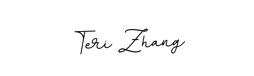 The best way (BallpointsItalic-DORy9) to make a short signature is to pick only two or three words in your name. The name Teri Zhang include a total of six letters. For converting this name. Teri Zhang signature style 11 images and pictures png