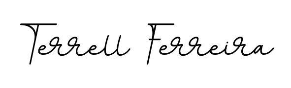 Discover the perfect balance of readability and style for Terrell Ferreira with BallpointsItalic-DORy9 font. Create your dream signature today. Terrell Ferreira signature style 11 images and pictures png
