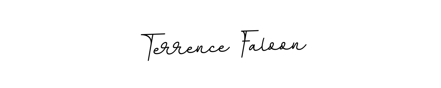 You should practise on your own different ways (BallpointsItalic-DORy9) to write your name (Terrence Faloon) in signature. don't let someone else do it for you. Terrence Faloon signature style 11 images and pictures png