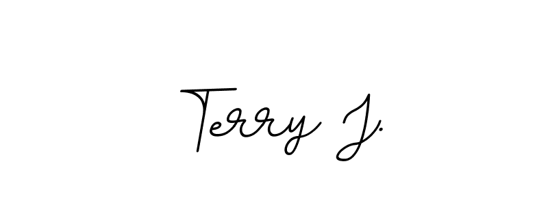 Make a beautiful signature design for name Terry J.. Use this online signature maker to create a handwritten signature for free. Terry J. signature style 11 images and pictures png