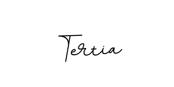 Make a beautiful signature design for name Tertia. With this signature (BallpointsItalic-DORy9) style, you can create a handwritten signature for free. Tertia signature style 11 images and pictures png