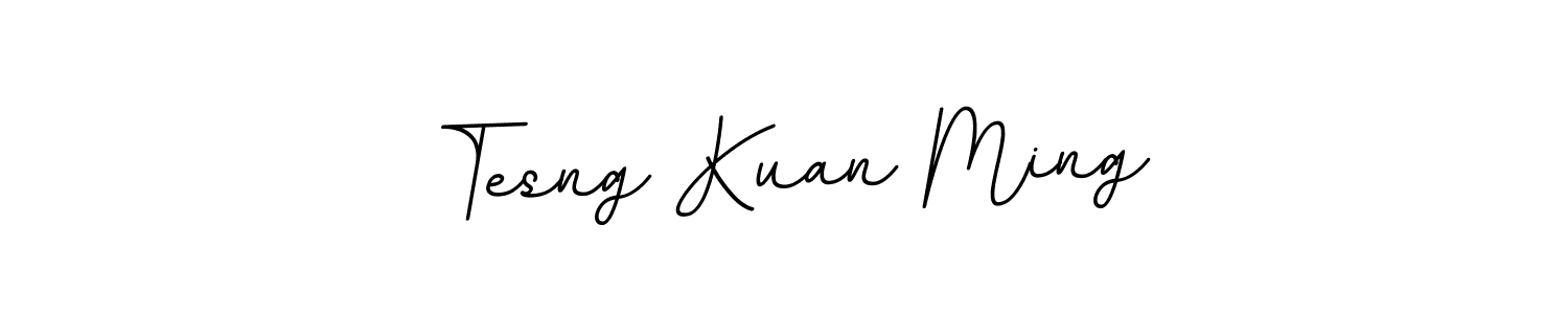 Tesng Kuan Ming stylish signature style. Best Handwritten Sign (BallpointsItalic-DORy9) for my name. Handwritten Signature Collection Ideas for my name Tesng Kuan Ming. Tesng Kuan Ming signature style 11 images and pictures png