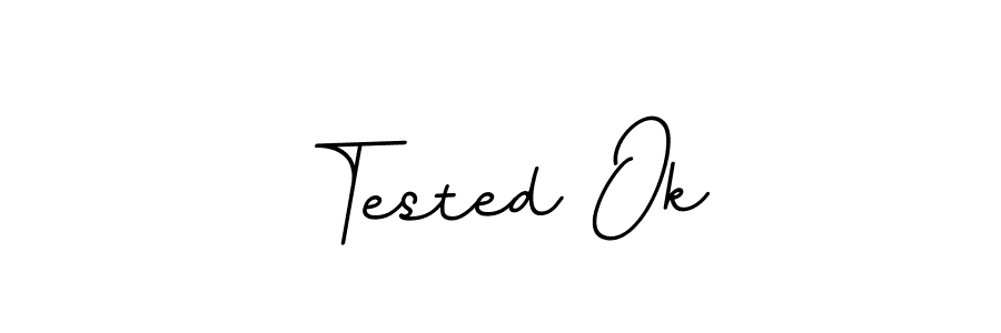 Create a beautiful signature design for name Tested Ok. With this signature (BallpointsItalic-DORy9) fonts, you can make a handwritten signature for free. Tested Ok signature style 11 images and pictures png
