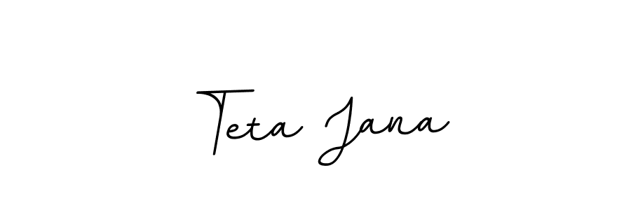 if you are searching for the best signature style for your name Teta Jana. so please give up your signature search. here we have designed multiple signature styles  using BallpointsItalic-DORy9. Teta Jana signature style 11 images and pictures png