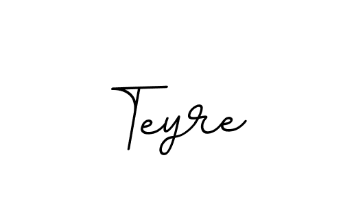 Make a beautiful signature design for name Teyre. With this signature (BallpointsItalic-DORy9) style, you can create a handwritten signature for free. Teyre signature style 11 images and pictures png