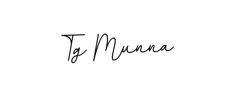 The best way (BallpointsItalic-DORy9) to make a short signature is to pick only two or three words in your name. The name Tg Munna include a total of six letters. For converting this name. Tg Munna signature style 11 images and pictures png