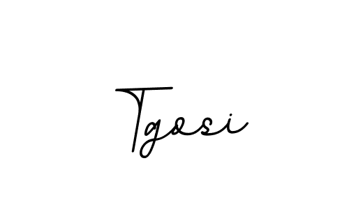 Design your own signature with our free online signature maker. With this signature software, you can create a handwritten (BallpointsItalic-DORy9) signature for name Tgosi. Tgosi signature style 11 images and pictures png