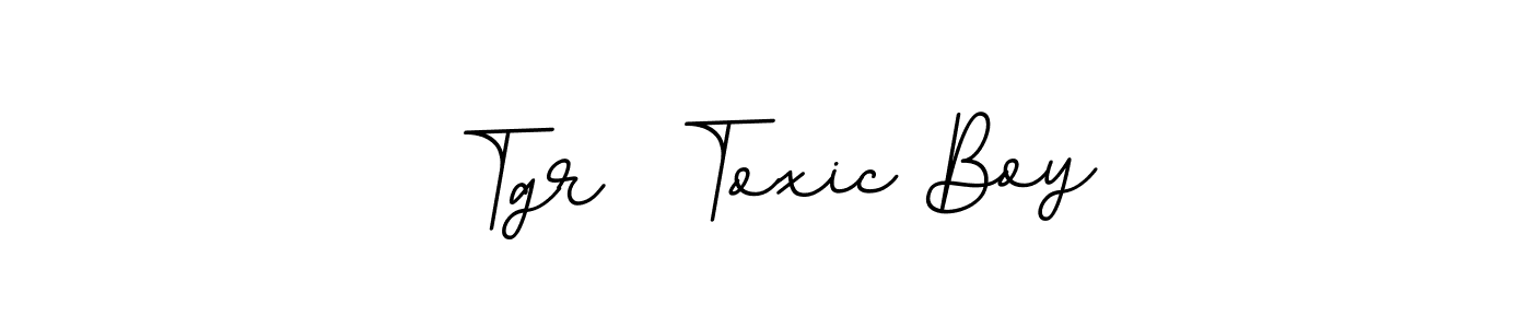 Also we have Tgr  Toxic Boy name is the best signature style. Create professional handwritten signature collection using BallpointsItalic-DORy9 autograph style. Tgr  Toxic Boy signature style 11 images and pictures png