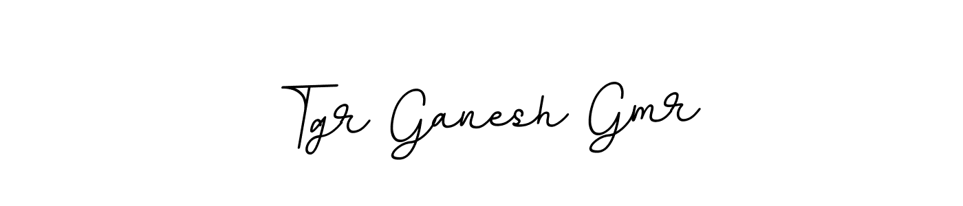 This is the best signature style for the Tgr Ganesh Gmr name. Also you like these signature font (BallpointsItalic-DORy9). Mix name signature. Tgr Ganesh Gmr signature style 11 images and pictures png