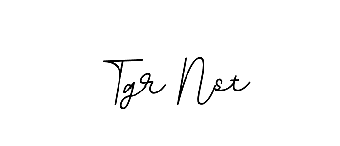 Use a signature maker to create a handwritten signature online. With this signature software, you can design (BallpointsItalic-DORy9) your own signature for name Tgr Nst. Tgr Nst signature style 11 images and pictures png