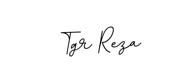 How to make Tgr Reza name signature. Use BallpointsItalic-DORy9 style for creating short signs online. This is the latest handwritten sign. Tgr Reza signature style 11 images and pictures png