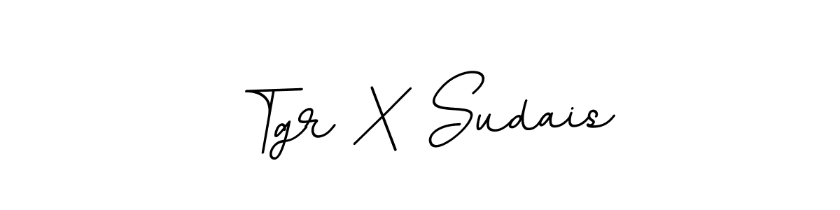 Similarly BallpointsItalic-DORy9 is the best handwritten signature design. Signature creator online .You can use it as an online autograph creator for name Tgr X Sudais. Tgr X Sudais signature style 11 images and pictures png