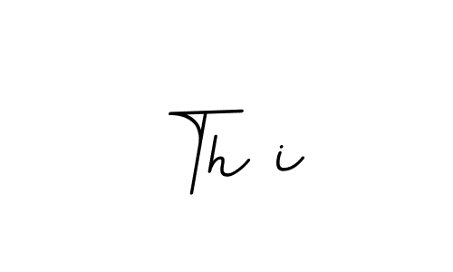 Make a beautiful signature design for name Th i. With this signature (BallpointsItalic-DORy9) style, you can create a handwritten signature for free. Th i signature style 11 images and pictures png