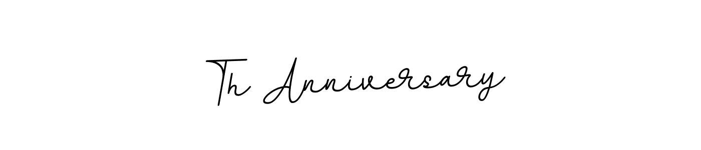 Th Anniversary stylish signature style. Best Handwritten Sign (BallpointsItalic-DORy9) for my name. Handwritten Signature Collection Ideas for my name Th Anniversary. Th Anniversary signature style 11 images and pictures png