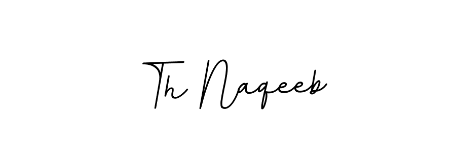 Use a signature maker to create a handwritten signature online. With this signature software, you can design (BallpointsItalic-DORy9) your own signature for name Th Naqeeb. Th Naqeeb signature style 11 images and pictures png