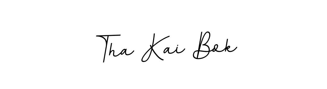 Make a beautiful signature design for name Tha Kai Bok. Use this online signature maker to create a handwritten signature for free. Tha Kai Bok signature style 11 images and pictures png