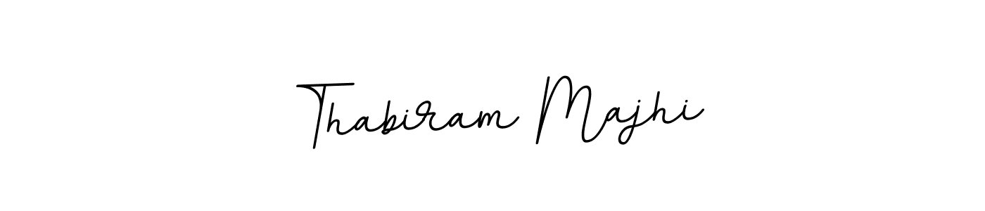 Design your own signature with our free online signature maker. With this signature software, you can create a handwritten (BallpointsItalic-DORy9) signature for name Thabiram Majhi. Thabiram Majhi signature style 11 images and pictures png