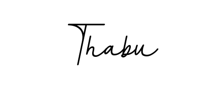 Achieve flawless digital penmanship with Thabu name in BallpointsItalic-DORy9 font. The perfect tool for creating online signatures. Thabu signature style 11 images and pictures png