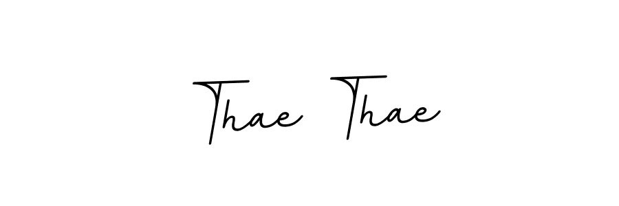 You should practise on your own different ways (BallpointsItalic-DORy9) to write your name (Thae Thae) in signature. don't let someone else do it for you. Thae Thae signature style 11 images and pictures png