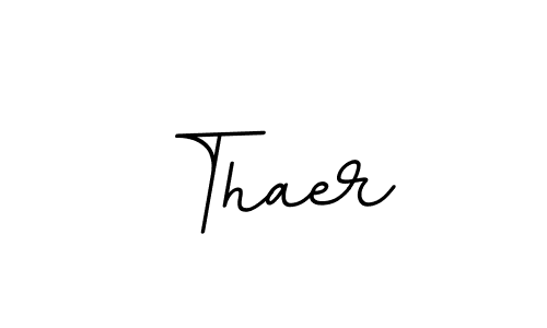 Make a beautiful signature design for name Thaer. Use this online signature maker to create a handwritten signature for free. Thaer signature style 11 images and pictures png