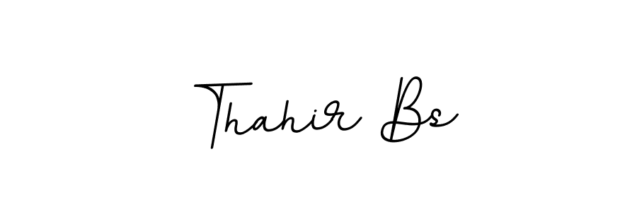 It looks lik you need a new signature style for name Thahir Bs. Design unique handwritten (BallpointsItalic-DORy9) signature with our free signature maker in just a few clicks. Thahir Bs signature style 11 images and pictures png