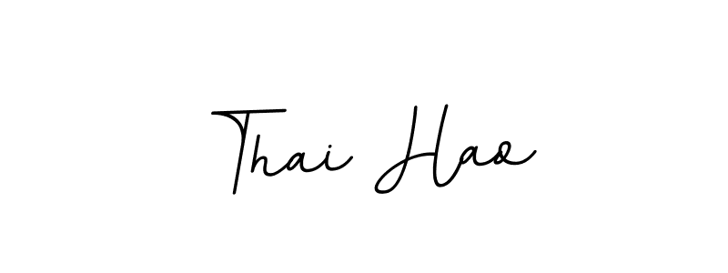 It looks lik you need a new signature style for name Thai Hao. Design unique handwritten (BallpointsItalic-DORy9) signature with our free signature maker in just a few clicks. Thai Hao signature style 11 images and pictures png