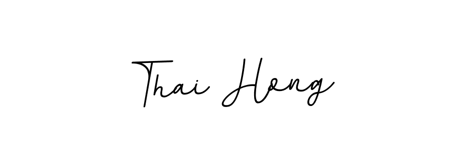 Use a signature maker to create a handwritten signature online. With this signature software, you can design (BallpointsItalic-DORy9) your own signature for name Thai Hong. Thai Hong signature style 11 images and pictures png