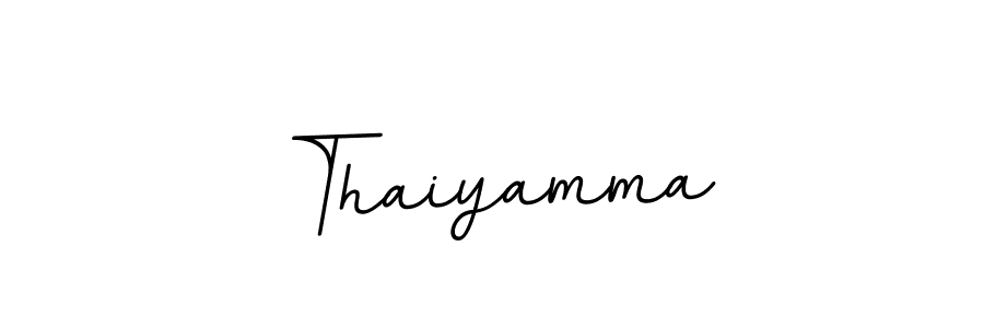 How to make Thaiyamma signature? BallpointsItalic-DORy9 is a professional autograph style. Create handwritten signature for Thaiyamma name. Thaiyamma signature style 11 images and pictures png