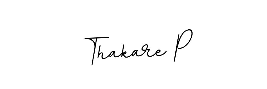 Design your own signature with our free online signature maker. With this signature software, you can create a handwritten (BallpointsItalic-DORy9) signature for name Thakare P. Thakare P signature style 11 images and pictures png