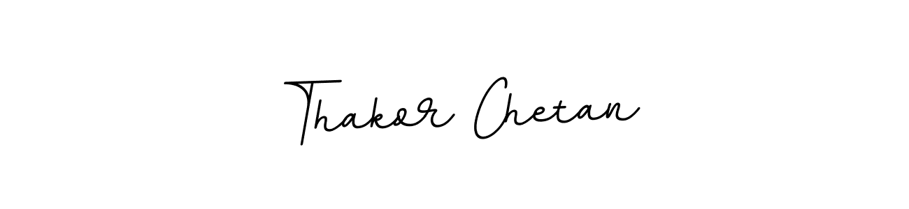 Use a signature maker to create a handwritten signature online. With this signature software, you can design (BallpointsItalic-DORy9) your own signature for name Thakor Chetan. Thakor Chetan signature style 11 images and pictures png
