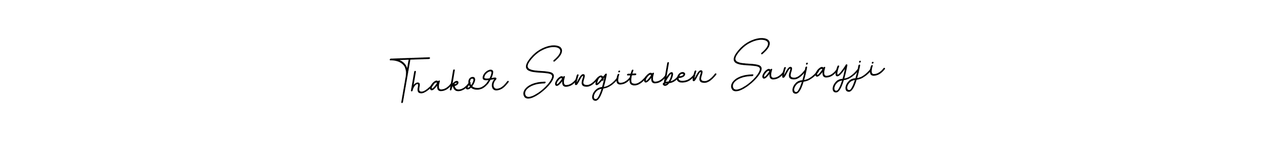 This is the best signature style for the Thakor Sangitaben Sanjayji name. Also you like these signature font (BallpointsItalic-DORy9). Mix name signature. Thakor Sangitaben Sanjayji signature style 11 images and pictures png