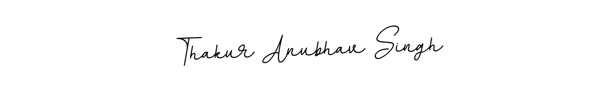 The best way (BallpointsItalic-DORy9) to make a short signature is to pick only two or three words in your name. The name Thakur Anubhav Singh include a total of six letters. For converting this name. Thakur Anubhav Singh signature style 11 images and pictures png
