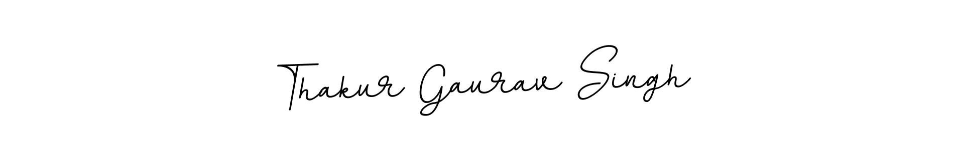 The best way (BallpointsItalic-DORy9) to make a short signature is to pick only two or three words in your name. The name Thakur Gaurav Singh include a total of six letters. For converting this name. Thakur Gaurav Singh signature style 11 images and pictures png