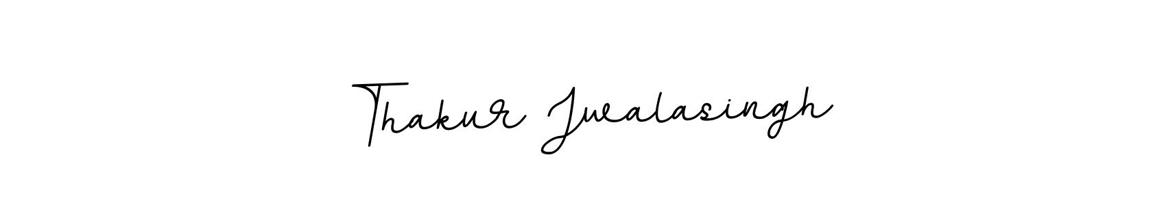 Use a signature maker to create a handwritten signature online. With this signature software, you can design (BallpointsItalic-DORy9) your own signature for name Thakur Jwalasingh. Thakur Jwalasingh signature style 11 images and pictures png