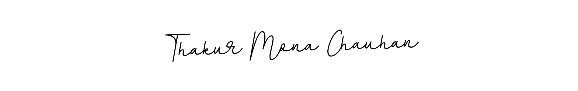 Thakur Mona Chauhan stylish signature style. Best Handwritten Sign (BallpointsItalic-DORy9) for my name. Handwritten Signature Collection Ideas for my name Thakur Mona Chauhan. Thakur Mona Chauhan signature style 11 images and pictures png