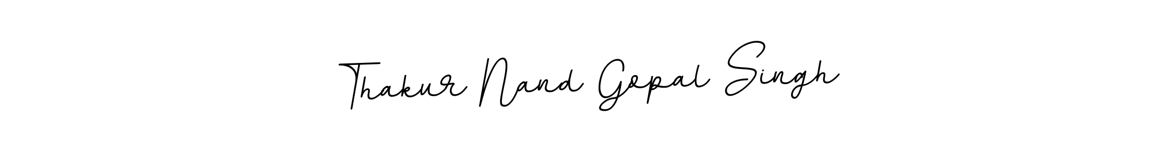 Design your own signature with our free online signature maker. With this signature software, you can create a handwritten (BallpointsItalic-DORy9) signature for name Thakur Nand Gopal Singh. Thakur Nand Gopal Singh signature style 11 images and pictures png
