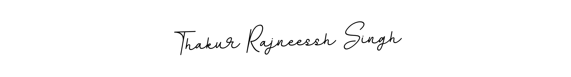 Use a signature maker to create a handwritten signature online. With this signature software, you can design (BallpointsItalic-DORy9) your own signature for name Thakur Rajneessh Singh. Thakur Rajneessh Singh signature style 11 images and pictures png