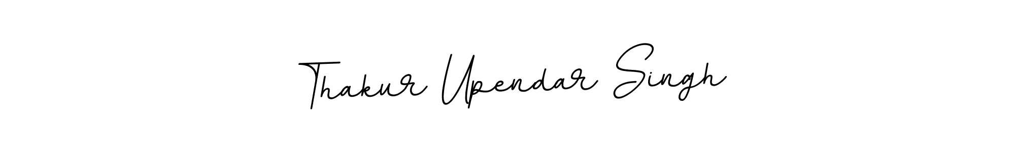 Make a beautiful signature design for name Thakur Upendar Singh. With this signature (BallpointsItalic-DORy9) style, you can create a handwritten signature for free. Thakur Upendar Singh signature style 11 images and pictures png