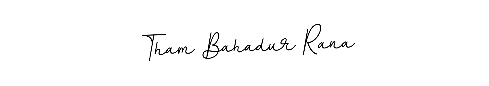 This is the best signature style for the Tham Bahadur Rana name. Also you like these signature font (BallpointsItalic-DORy9). Mix name signature. Tham Bahadur Rana signature style 11 images and pictures png
