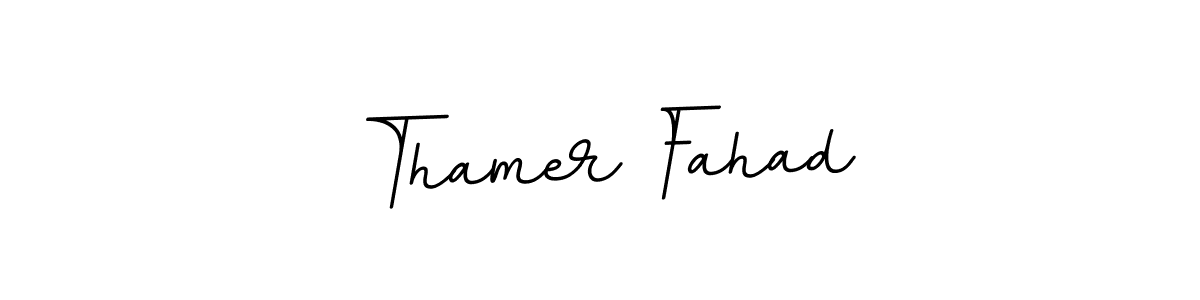 Also You can easily find your signature by using the search form. We will create Thamer Fahad name handwritten signature images for you free of cost using BallpointsItalic-DORy9 sign style. Thamer Fahad signature style 11 images and pictures png